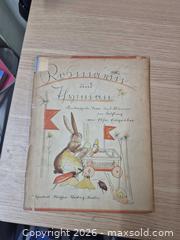 MaxSold Auction: 1928 German Illustrated Children's Stories & Poems, Hardcover, c.1928 - Toronto (Ontario, Canada) SELLER MANAGED Reseller Online Auction -  Cranfield Road