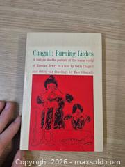 MaxSold Auction: Burning Lights by Bella Chagall, illustrated by Marc Chagall - Toronto (Ontario, Canada) SELLER MANAGED Reseller Online Auction -  Cranfield Road