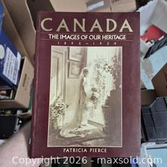 MaxSold Auction: Canada: The Images of Our Heritage by Patricia Pierce - Toronto (Ontario, Canada) SELLER MANAGED Reseller Online Auction -  Cranfield Road