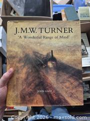 MaxSold Auction: J.M.W. Turner: A Wonderful Range of Mind by John Gage - Hardcover - Toronto (Ontario, Canada) SELLER MANAGED Reseller Online Auction -  Cranfield Road