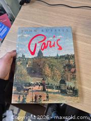 MaxSold Auction: Paris by John Russell — Hardcover Art Book - Toronto (Ontario, Canada) SELLER MANAGED Reseller Online Auction -  Cranfield Road