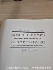 MaxSold Auction: SIGNED Robert G. Kemp — Paintings and Drawings of Rural Ontario (Hardcover) - Toronto (Ontario, Canada) SELLER MANAGED Reseller Online Auction -  Cranfield Road