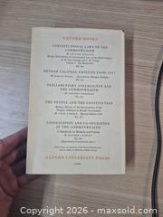 MaxSold Auction: The Constitutional Structure of the Commonwealth by K. C. Wheare - Toronto (Ontario, Canada) SELLER MANAGED Reseller Online Auction -  Cranfield Road