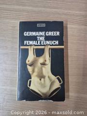 MaxSold Auction: The Female Eunuch by Germaine Greer — Paladin Paperback - Toronto (Ontario, Canada) SELLER MANAGED Reseller Online Auction -  Cranfield Road
