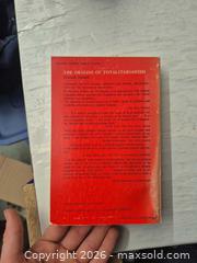 MaxSold Auction: The Origins of Totalitarianism by Hannah Arendt - Toronto (Ontario, Canada) SELLER MANAGED Reseller Online Auction -  Cranfield Road