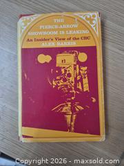 MaxSold Auction: The Pierce-Arrow Showroom Is Leaking by Alex Barris (Hardcover) - Toronto (Ontario, Canada) SELLER MANAGED Reseller Online Auction -  Cranfield Road