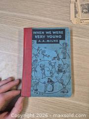 MaxSold Auction: When We Were Very Young by A. A. Milne — Hardcover (1925) - Toronto (Ontario, Canada) SELLER MANAGED Reseller Online Auction -  Cranfield Road