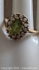 MaxSold Auction: Vintage Citrine and Pearl 14k Gold Ring - Cambridge (Ontario, Canada) SELLER MANAGED Reseller Online Auction - Dakin Crescent