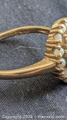 MaxSold Auction: Vintage Citrine and Pearl 14k Gold Ring - Cambridge (Ontario, Canada) SELLER MANAGED Reseller Online Auction - Dakin Crescent