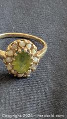MaxSold Auction: Vintage Citrine and Pearl 14k Gold Ring - Cambridge (Ontario, Canada) SELLER MANAGED Reseller Online Auction - Dakin Crescent