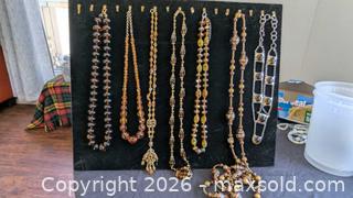 MaxSold Auction: Vintage Glass Bead Necklaces  - Cambridge (Ontario, Canada) SELLER MANAGED Reseller Online Auction - Dakin Crescent