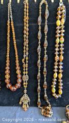 MaxSold Auction: Vintage Glass Bead Necklaces  - Cambridge (Ontario, Canada) SELLER MANAGED Reseller Online Auction - Dakin Crescent