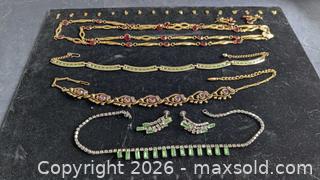 MaxSold Auction: Vintage Rhinestone Necklaces  - Cambridge (Ontario, Canada) SELLER MANAGED Reseller Online Auction - Dakin Crescent
