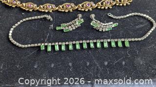 MaxSold Auction: Vintage Rhinestone Necklaces  - Cambridge (Ontario, Canada) SELLER MANAGED Reseller Online Auction - Dakin Crescent