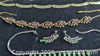 MaxSold Auction: Vintage Rhinestone Necklaces  - Cambridge (Ontario, Canada) SELLER MANAGED Reseller Online Auction - Dakin Crescent