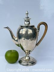 MaxSold Auction: Georgian c.1794 Sterling Silver Chocolate Pot  - Toronto (Ontario, Canada) PARTNER MANAGED Estate Sale Online Auction - Castle Frank Crescent