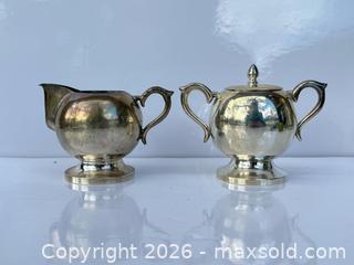 MaxSold Auction: Vintage Heavy Sterling Silver Cream + Sugar Jar  - Toronto (Ontario, Canada) PARTNER MANAGED Estate Sale Online Auction - Castle Frank Crescent