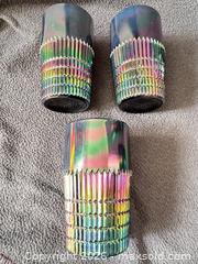 MaxSold Auction: Fenton Lincoln Inn Black Carnival Glass Pitcher with Six Tumblers - Bremerton (Washington, USA) SELLER MANAGED Estate Sale Online Auction - Burwell Street