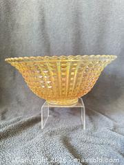MaxSold Auction: Imperial Clambroth Waffle Block/Monticello Carnival Glass Punch Bowl - Bremerton (Washington, USA) SELLER MANAGED Estate Sale Online Auction - Burwell Street