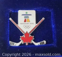 MaxSold Auction: 2010 Vancouver Olympics 3 Pin Presentation  Set in Case Very Rare - Ottawa (Ontario, Canada) SELLER MANAGED Downsizing Online Auction -  Woodpark Way