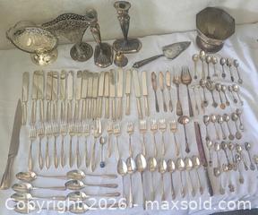 MaxSold Auction: 99 pieces of Silver Plated items.  - Ottawa (Ontario, Canada) SELLER MANAGED Downsizing Online Auction -  Woodpark Way