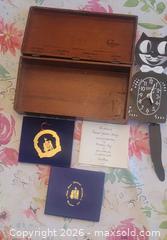 MaxSold Auction: BLACKCAT CLOCK + VTG Cedarap Wooden Box + Rare Whitehouse Gold Finished Xmas Ornament - Ottawa (Ontario, Canada) SELLER MANAGED Downsizing Online Auction -  Woodpark Way