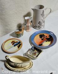 MaxSold Auction: Eight (8) Japan Poreclain dish lot + Bee & Willow Jug - Ottawa (Ontario, Canada) SELLER MANAGED Downsizing Online Auction -  Woodpark Way