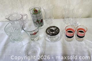 MaxSold Auction: Eleven (11)Dish Lot Includes Swanky Highly Collectible Glasses - Ottawa (Ontario, Canada) SELLER MANAGED Downsizing Online Auction -  Woodpark Way