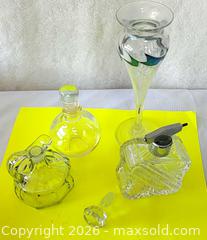 MaxSold Auction: Four (4) Pc Nice Collectible Glass Lot - Ottawa (Ontario, Canada) SELLER MANAGED Downsizing Online Auction -  Woodpark Way