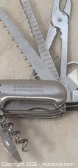 MaxSold Auction: RARE* JOHN BENZEN Tools Co. A Folding (15) Tools Multi-functional Pocket Knife - Ottawa (Ontario, Canada) SELLER MANAGED Downsizing Online Auction -  Woodpark Way