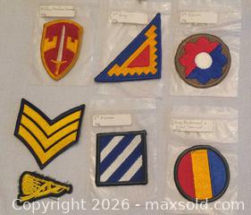 MaxSold Auction: Ten (10) Pre-Owned Discontinued VTG Military Patches Lot - Ottawa (Ontario, Canada) SELLER MANAGED Downsizing Online Auction -  Woodpark Way