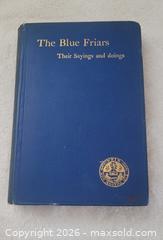 MaxSold Auction: Vintage  Collector "Old Blue Friars: Their Sayings and Doings" by W.H.K. Wright" Hardcover - Ottawa (Ontario, Canada) SELLER MANAGED Downsizing Online Auction -  Woodpark Way