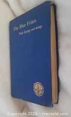 MaxSold Auction: Vintage  Collector "Old Blue Friars: Their Sayings and Doings" by W.H.K. Wright" Hardcover - Ottawa (Ontario, Canada) SELLER MANAGED Downsizing Online Auction -  Woodpark Way