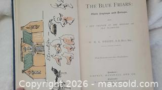 MaxSold Auction: Vintage  Collector "Old Blue Friars: Their Sayings and Doings" by W.H.K. Wright" Hardcover - Ottawa (Ontario, Canada) SELLER MANAGED Downsizing Online Auction -  Woodpark Way