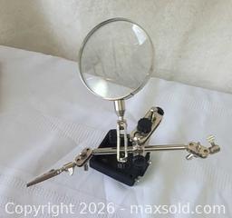 MaxSold Auction: Weller Helping Hand with Magnifier (Model WLACCHHB-02) Versatile tool assistance. - Ottawa (Ontario, Canada) SELLER MANAGED Downsizing Online Auction -  Woodpark Way