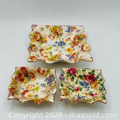 MaxSold Auction: James Kent, Ltd. Longton,  England 1930-40's chintz earthenware Set of 2+1 - St. Catharines (Ontario, Canada) SELLER MANAGED Reseller Online Auction - Winfield Court