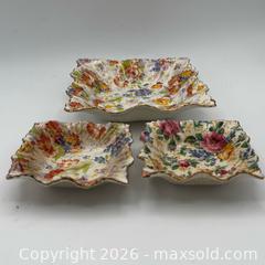 MaxSold Auction: James Kent, Ltd. Longton,  England 1930-40's chintz earthenware Set of 2+1 - St. Catharines (Ontario, Canada) SELLER MANAGED Reseller Online Auction - Winfield Court