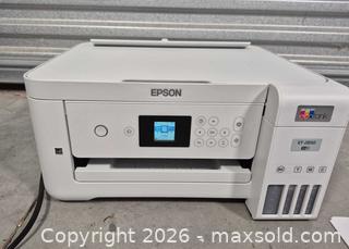 MaxSold Auction: Epson EcoTank ET-2850 All-in-One Printer (White) - Cypress(Texas, USA) PARTNER MANAGED Downsizing Online Auction - Woodworth Drive