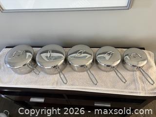 MaxSold Auction: Lagostina Stainless Steel 7-Piece Saucepan & Stockpot Set - Ottawa (Ontario, Canada) SELLER MANAGED Downsizing Online Auction - Cheverton Avenue