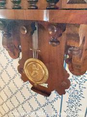 MaxSold Auction: Antique-Style Wooden Wall Clock with Pendulum and Chimes - Los Angeles (California, USA) PARTNER MANAGED Downsizing Online Auction - Sapphire Drive