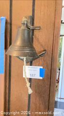 MaxSold Auction: Antique Bronze Wall Mount Bell with Rope Pull - Los Angeles (California, USA) PARTNER MANAGED Downsizing Online Auction - Sapphire Drive