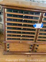 MaxSold Auction: Antique/Vintage Solid Wood Apothecary Multi-Drawer Chest - Los Angeles (California, USA) PARTNER MANAGED Downsizing Online Auction - Sapphire Drive