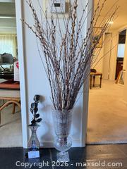 MaxSold Auction: Cloisonné Vase, Crystal Floor Vase, Metal Rose Stems - Los Angeles (California, USA) PARTNER MANAGED Downsizing Online Auction - Sapphire Drive