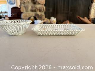 MaxSold Auction:  Hand painted Violet Floral & Butterfly Set, 4 pcs - Los Angeles (California, USA) PARTNER MANAGED Downsizing Online Auction - Sapphire Drive