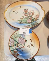 MaxSold Auction: Japanese Kutani/Satsuma Porcelain Plates, Platters & Bowls,  - Los Angeles (California, USA) PARTNER MANAGED Downsizing Online Auction - Sapphire Drive