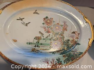 MaxSold Auction: Japanese Kutani/Satsuma Porcelain Plates, Platters & Bowls,  - Los Angeles (California, USA) PARTNER MANAGED Downsizing Online Auction - Sapphire Drive