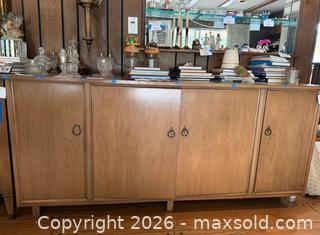 MaxSold Auction: Mid Century Fisher Model 800-B Wood Veneer Stereo Console/Credenza - Los Angeles (California, USA) PARTNER MANAGED Downsizing Online Auction - Sapphire Drive