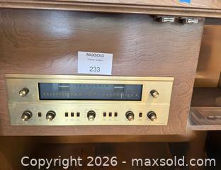 MaxSold Auction: Mid Century Fisher Model 800-B Wood Veneer Stereo Console/Credenza - Los Angeles (California, USA) PARTNER MANAGED Downsizing Online Auction - Sapphire Drive