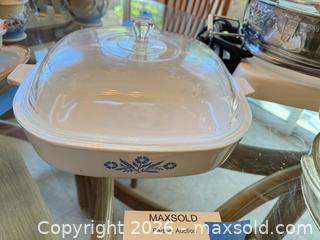MaxSold Auction: Pyrex & CorningWare Bake/Casserole Dishes with Warming Tray  - Los Angeles (California, USA) PARTNER MANAGED Downsizing Online Auction - Sapphire Drive