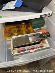 MaxSold Auction: Sewing & craft supplies with buttons, trims, tools & storage drawer unit - Los Angeles (California, USA) PARTNER MANAGED Downsizing Online Auction - Sapphire Drive
